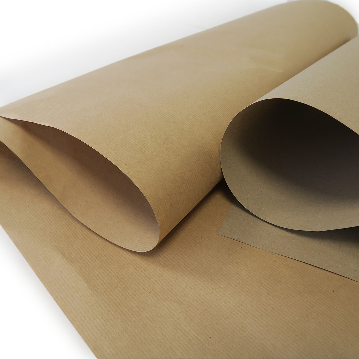 Papier kraft brun en rouleau 90g/m²